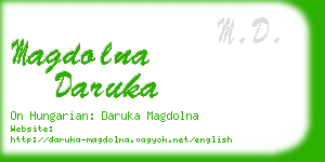 magdolna daruka business card